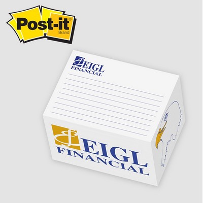 Post-it® Notes Custom Printed Rectangle Full Cube Note Pad (3"x4"x2¾")