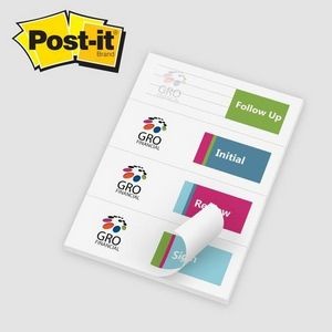 Post-it® Custom Printed Page Markers (2 7/8"x4")