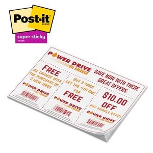 Post-it® Custom Printed Super Sticky Notepad - 6" x 8"