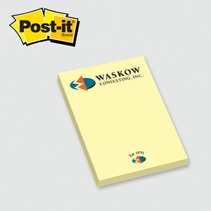 Custom Printed Post-it® Notes (2"x3") 25 Sheets