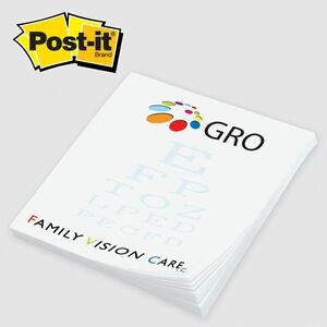 Custom Printed Post-it® Notes (2 3/4"x3") 25 Sheets/ 4 Color