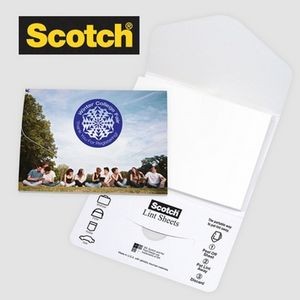 Scotch® Custom Full Graphic Cover Printed Lint Sheets Pocket Pack (3"x4")