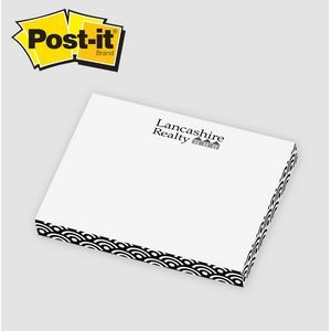 Post-it® Notes Custom Printed Rectangle Cube Note Pad (3"x4"x½")