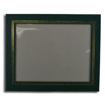 Green Leatherette Frame (9 1/2"x12")