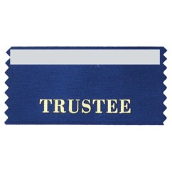 Trustee Stock Horizontal Badge Ribbon