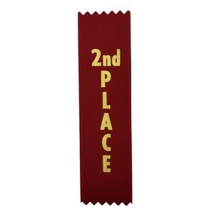 Stock Pinked End Ribbon (1 5/8"x6") - 2nd Place