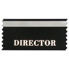 Director Stock Horizontal Badge Ribbon