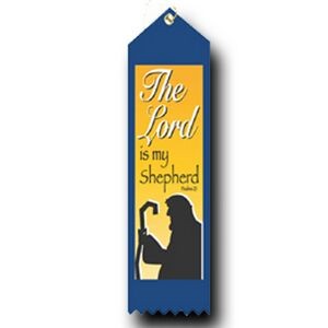 Full Color Stock Lord Is My Shepherd Ribbon w/ Event Card