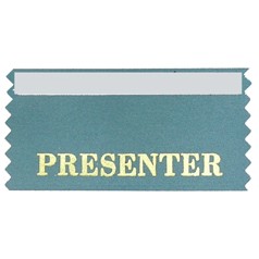 Presenter Stock Horizontal Badge Ribbon