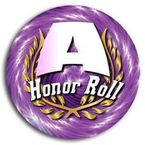Stock School Button - A Honor Roll