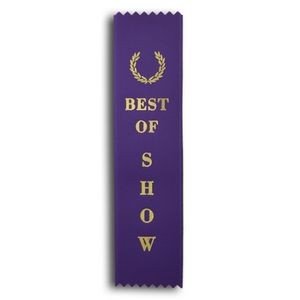 Best of Show Standard Stock Ribbon w/ Pinked Ends (2"x8")