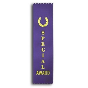 Special Award Standard Stock Ribbon w/ Pinked Ends (2"x8")