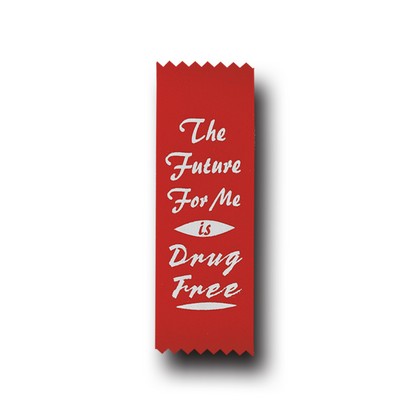 Red Stock The Future For Me is Drug Free Econo Drug Free Ribbon