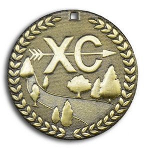 Cross Country Stock Medal (2")