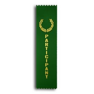 Participant Standard Stock Ribbon w/ Pinked Ends (2"x8")