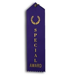 Standard Stock Ribbon w/Card & String (2"x 8") - Special Award