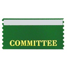 Committee Stock Horizontal Badge Ribbon
