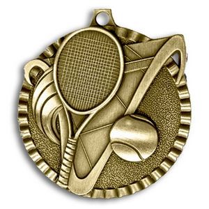 Tennis Stock Medal (2")