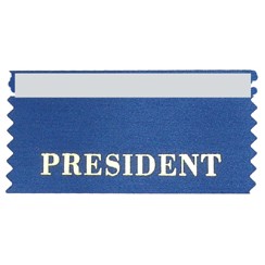 President Stock Horizontal Badge Ribbon
