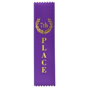 7th Place Standard Stock Ribbon w/ Pinked Ends (2"x8")