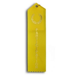 Standard Stock Ribbon w/Card & String (2"x 8") - Participation