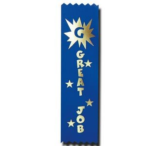 Great Job Econo Stock Recognition Ribbon w/Starburst (1 5/8"x6")