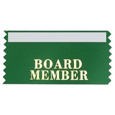 Board Member Stock Horizontal Badge Ribbon