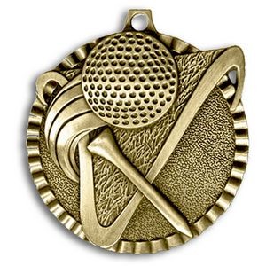 Golf Stock Medal (2")