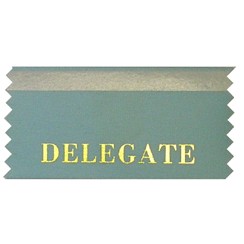 Delegate Stock Horizontal Badge Ribbon
