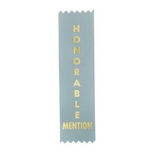 Stock Pinked End Ribbon (1 5/8"x6") - Honorable Mention