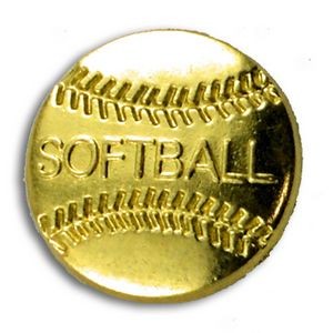 Softball Chenille Letter Pin