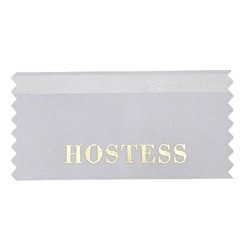 Hostess Stock Horizontal Badge Ribbon