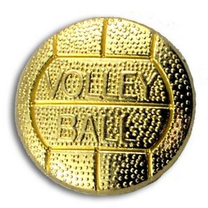 Volleyball Chenille Letter Pin