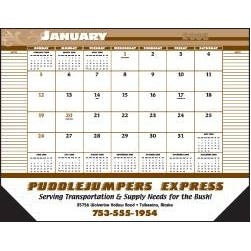 Desk Pad Calendar w/Top Notation Field