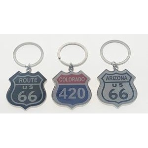 Route Sign Key Tag
