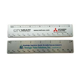 6" Aluminum Ruler with a Full Color, Sublimated imprint - Many scales available! Made in the USA.