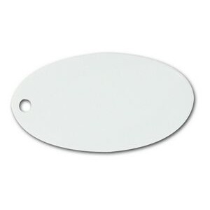 Sublimation Blank Printable Small Oval Aluminum Key Tag (1"x1 13/16")