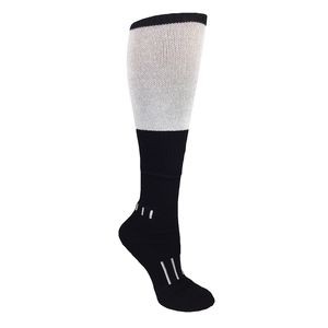 Hybrid Athletic Knee-High Dye-Sublimation and Custom Woven Socks