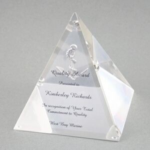 Acrylic Pyramid 1 Award (4