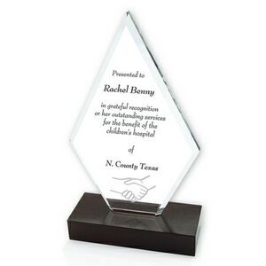 Glass Diamond in Base Award/Trophy