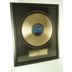 12" Framed Gold Record