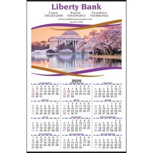 Full Color Custom Year-In-View® Calendar