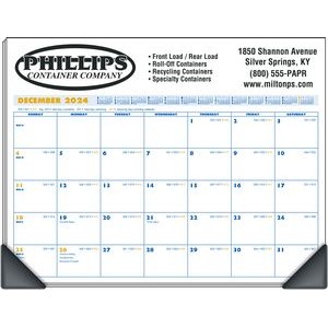 Deskminder Desk Pad Calendar w/Corners