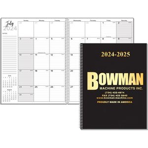 Large Deluxe Monthly Wire Bound Academic Planner