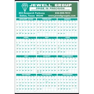 Year-In-View® Medium 2-Color Memo Calendar