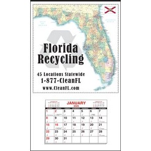 Large Florida State Map Full Apron Calendar