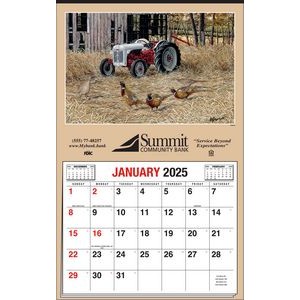 Larry Anderson Wildlife "8N Ringnecks" Full Apron Hanger Calendar