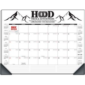Deskmanager Desk Pad Calendar w/Corners