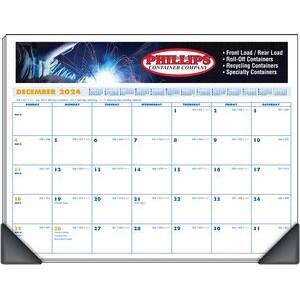 Deskminder Full-Color Desk Pad Calendar w/Corners