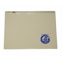 French Calf or Suedene Vinyl Zippered Briefcase (17 1/4